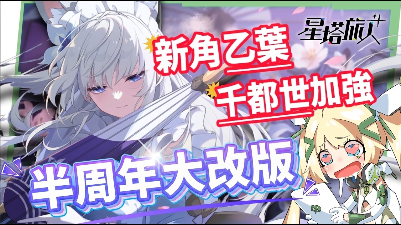 【星塔旅人】半周年大放送！免費50抽＋萬金油秘紋直接領！乙葉技能全解析、千都世大加強！官方聽勸好美德！ ▹璐洛洛◃ - 電腦王阿達