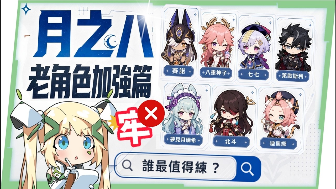 【原神】月之八7位「牢」角色史詩加強▸八重神子傷害、手感大質變!七七搖身一變星超導T0光環輔、賽諾/萊歐斯利傷害大飆升!技能/配裝/手法改動一次看! ▹璐洛洛◃ - 電腦王阿達 【原神】月之八7位「牢」角色史詩加強▸八重神子傷害、手感大質變!七七搖身一變星超導T0光環輔、賽諾/萊歐斯利傷害大飆升!技能/配裝/手法改動一次看! ▹璐洛洛◃ - 電腦王阿達